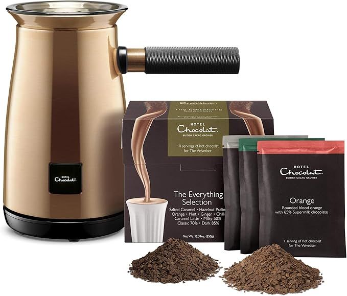 Hotel Chocolat 472755 Velvetiser Hot Chocolate Machine, Copper | Amazon (UK)