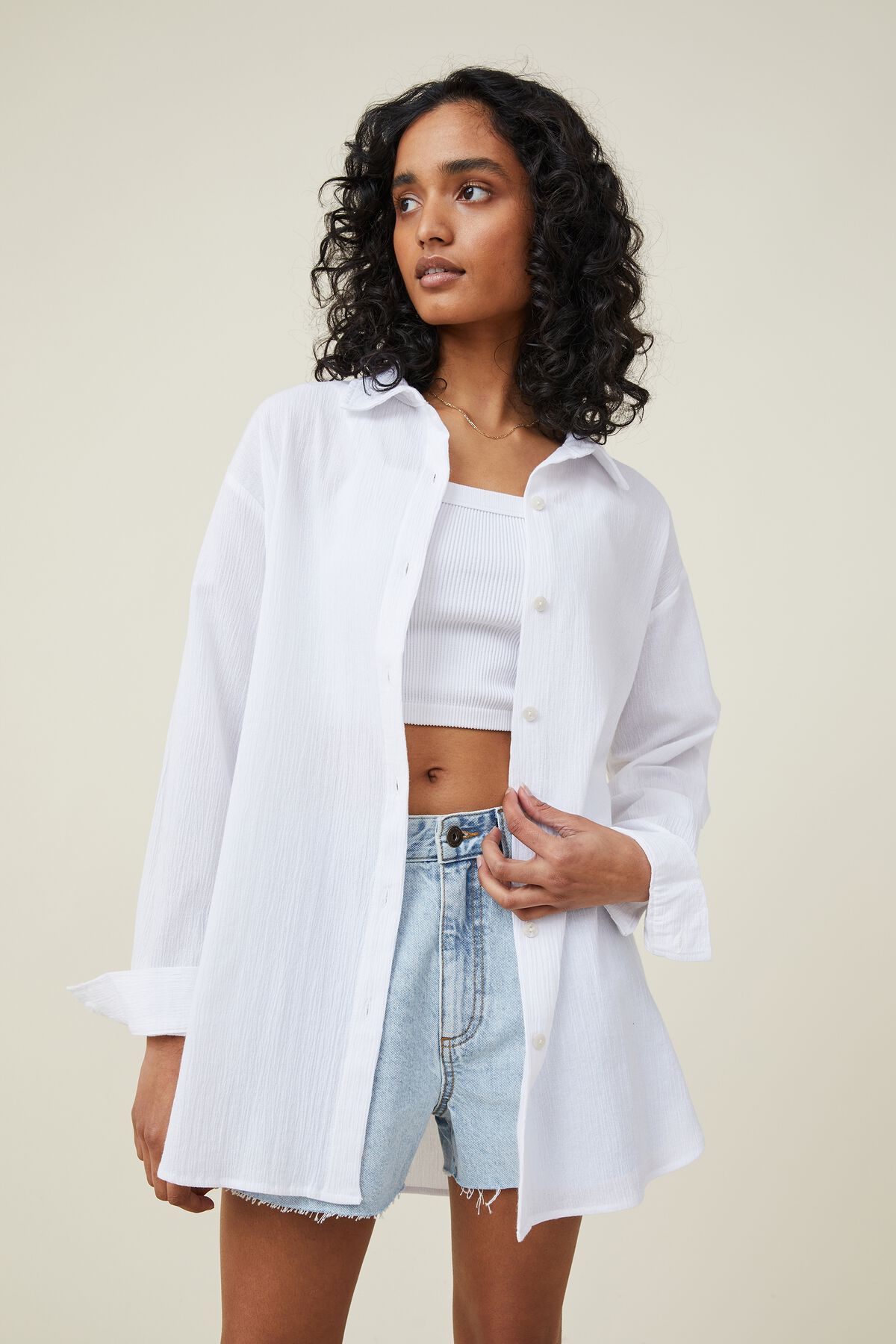 Airley Oversized Summer Shirt | Cotton On (US)