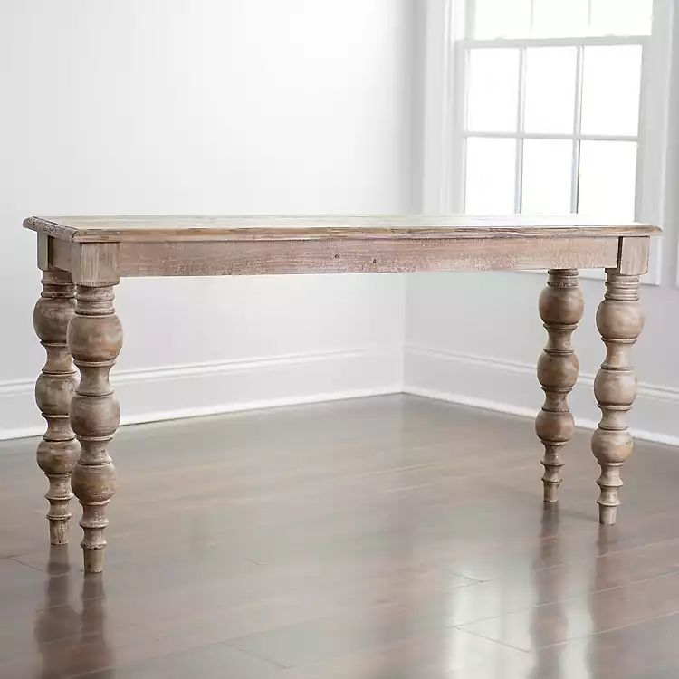 Washed Wood Galos Console Table | Kirkland's Home