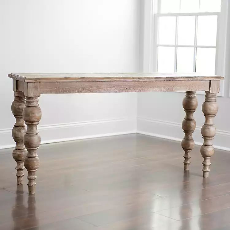 New!Washed Wood Galos Console Table | Kirkland's Home