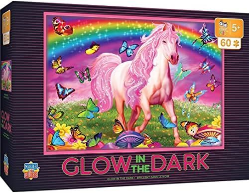 MasterPieces Glow in the Dark 60 Right Fit Puzzles Collection - Rainbow World 60 Piece Jigsaw Puz... | Amazon (US)