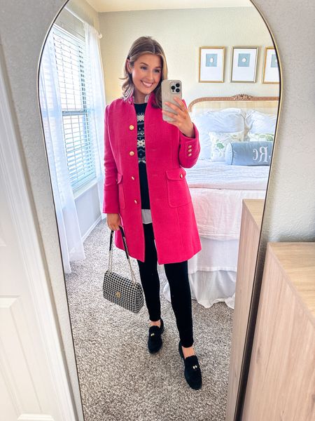 Talbots outfit for winter! Love this comfy and cozy look :) wearing an XS/2 in everything!

Winter outfit // coat // workwear // work outfit // 

#LTKSeasonal #LTKstyletip