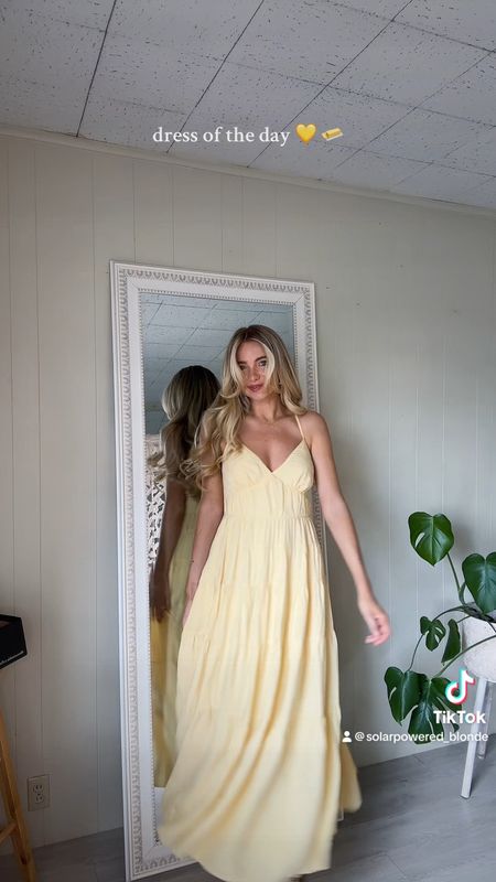 Butter yellow maxi dress from Abercrombie 🧈💛

#LTKSeasonal #LTKstyletip #LTKfindsunder100