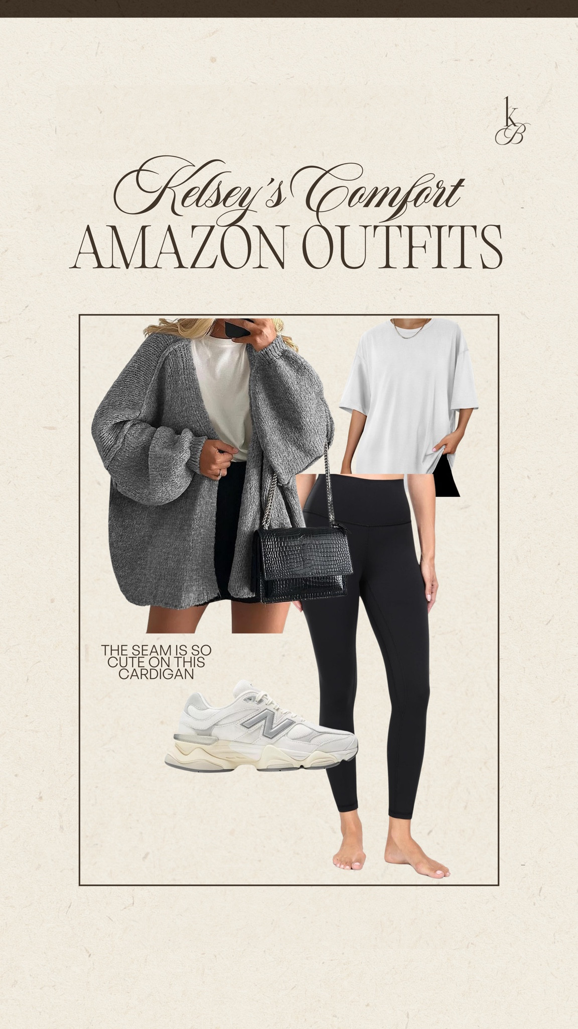 Comfort outfit from Amazon🤎 XL leggings & cardigan #amazon #cardigan #leggings 

#LTKMidsize #LTKMostLoved #LTKSaleAlert