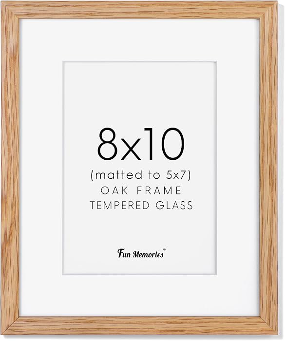 8x10 Picture Frame Wood, 8 x 10 Photo Frame for Wall & Tabletop Display, 8 by 10 Frames Made of S... | Amazon (US)