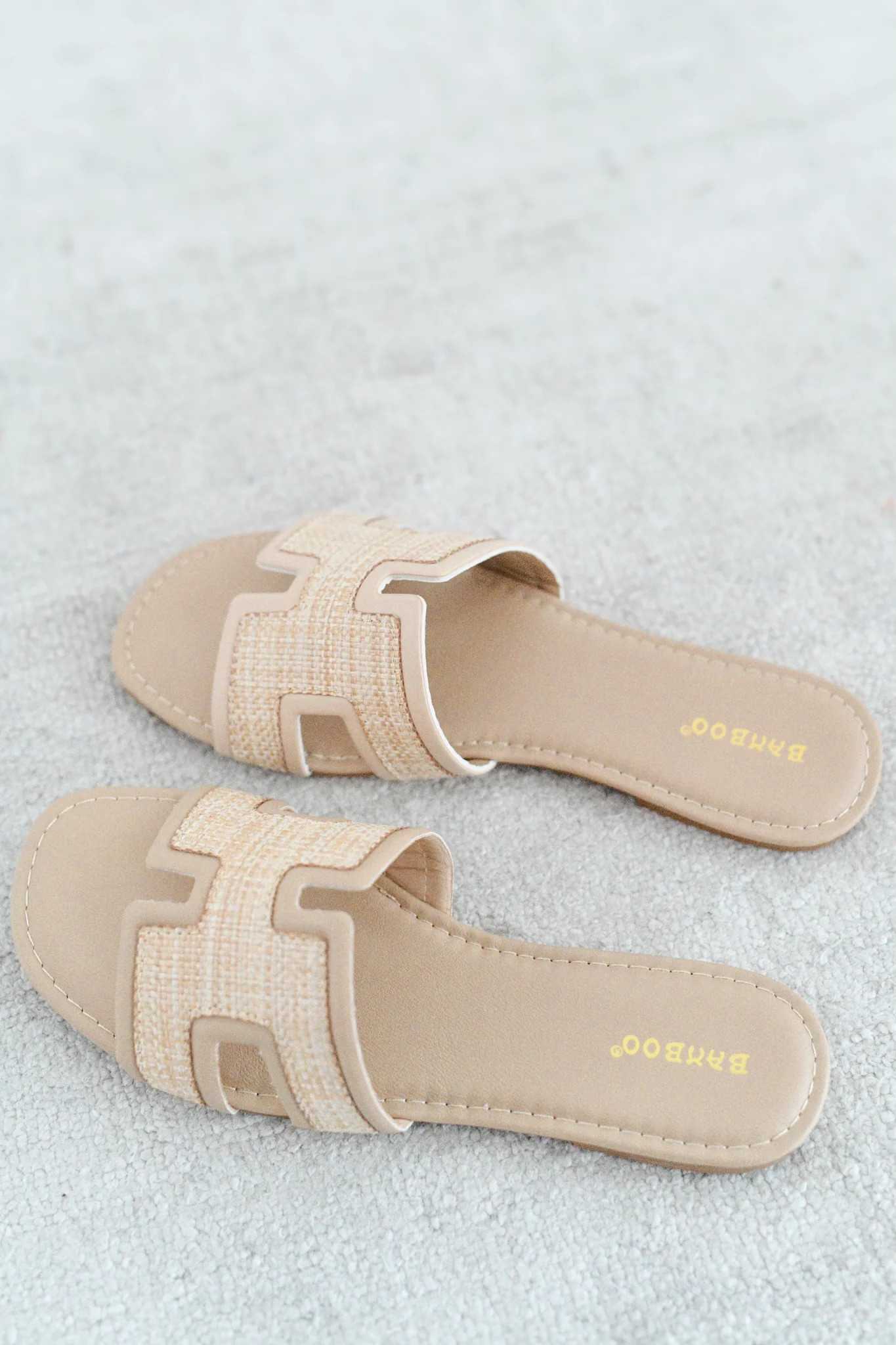 Woven Sandals - Natural 5.5 | Fancyd Boutiqe