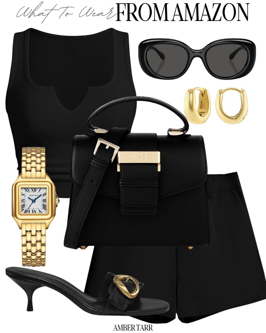 All black casual chic summer outfit from Amazon Fashion 

#LTKFindsUnder100 #LTKFindsUnder50 #LTKOver40