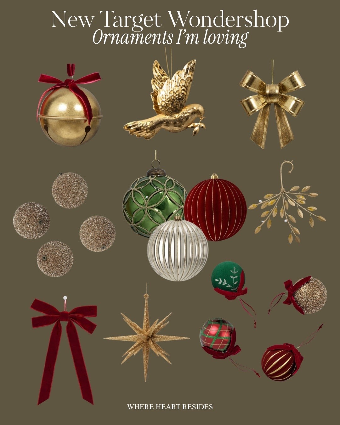 NEW Target Wondershop Christmas ornaments 🎄✨