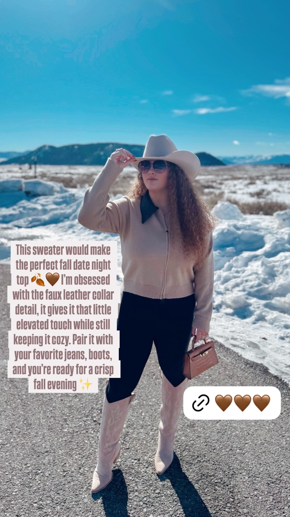 This sweater would make the perfect fall date night top 🍂🤎 I’m obsessed with the faux leather collar detail, it gives it that little elevated touch while still keeping it cozy. Pair it with your favorite jeans, boots, and you’re ready for a crisp fall evening ✨ fall fashion | fall outfits | fall outfit ideas | fall style | autumn fashion | autumn outfits | cozy fall outfits | fall date night outfit | fall date night | sweater weather | fall sweaters | cute fall sweaters | casual fall outfits | elevated casual | neutral fall outfits | western fall fashion | western inspired outfit | fall wardrobe | fall wardrobe staples | Amazon fashion | Amazon finds | Amazon fashion finds | affordable fall fashion

#LTKootd #LTKSeasonal #LTKMidsize