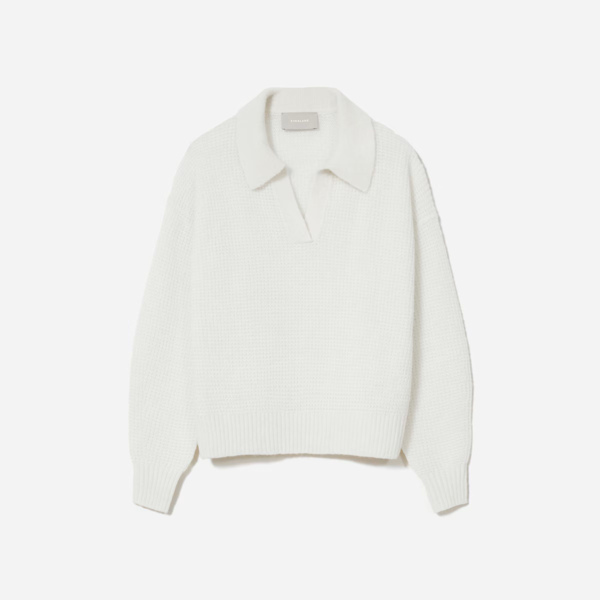 The Alpaca Waffle-Stitch Polo | Everlane