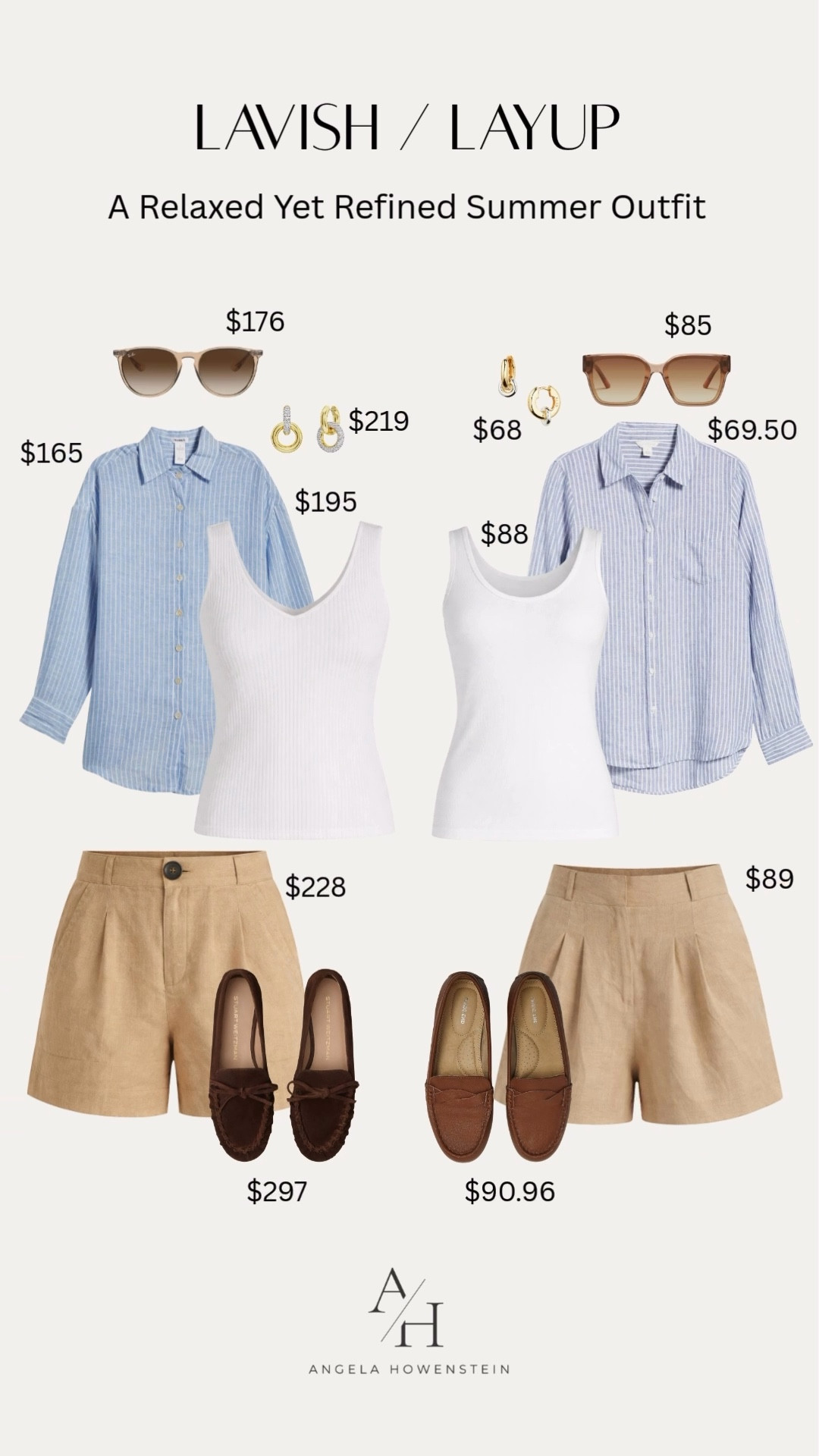 Lavish or Layup: Relaxed summer outfit with a striped button-down and tailored shorts.

#LTKootd #LTKOver40 #LTKSaleAlert