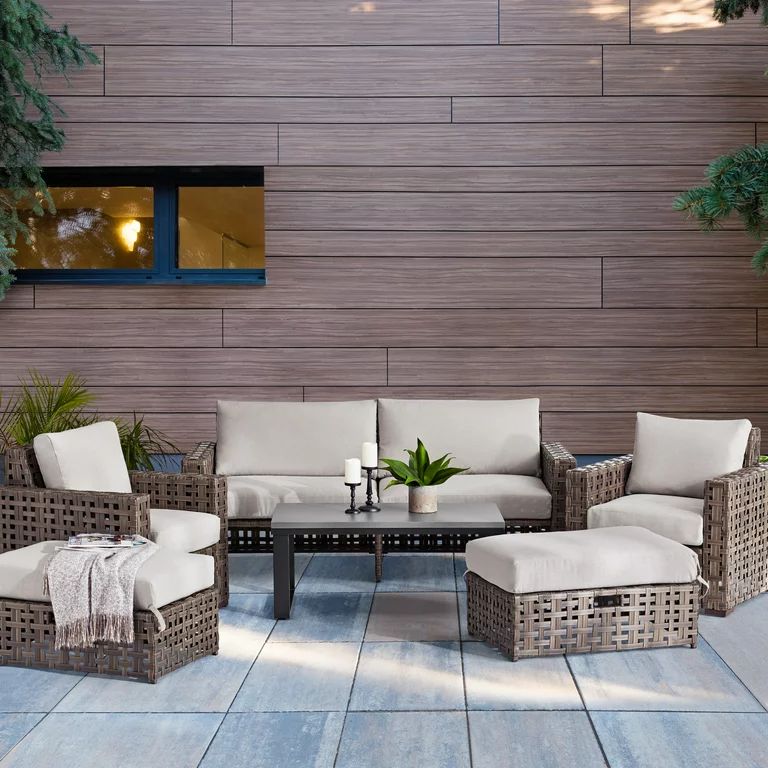 Better Homes & Gardens Hadley 6-Piece Conversation Set - Walmart.com | Walmart (US)