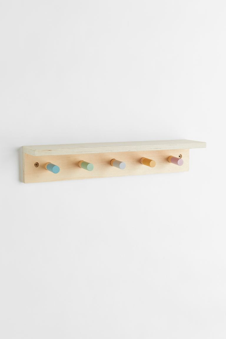 Five-peg wall shelf | H&M (UK, MY, IN, SG, PH, TW, HK)
