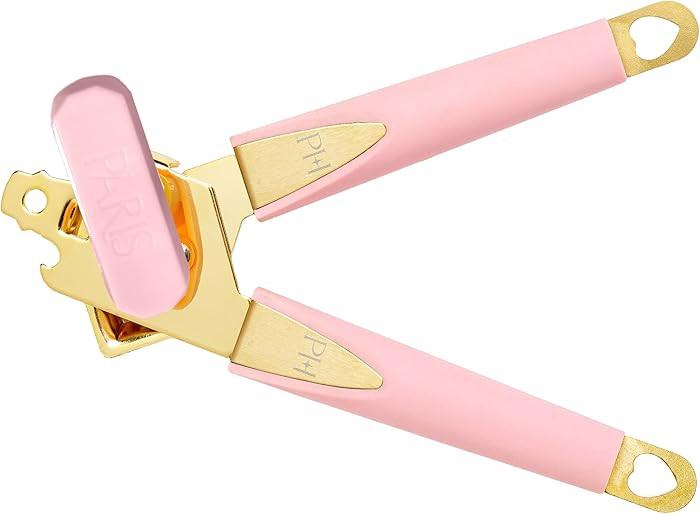 Paris Hilton Can Opener with Built-In Bottle Opener, Easy-Turn Knob & Soft-Grip Handles for Iconi... | Amazon (US)
