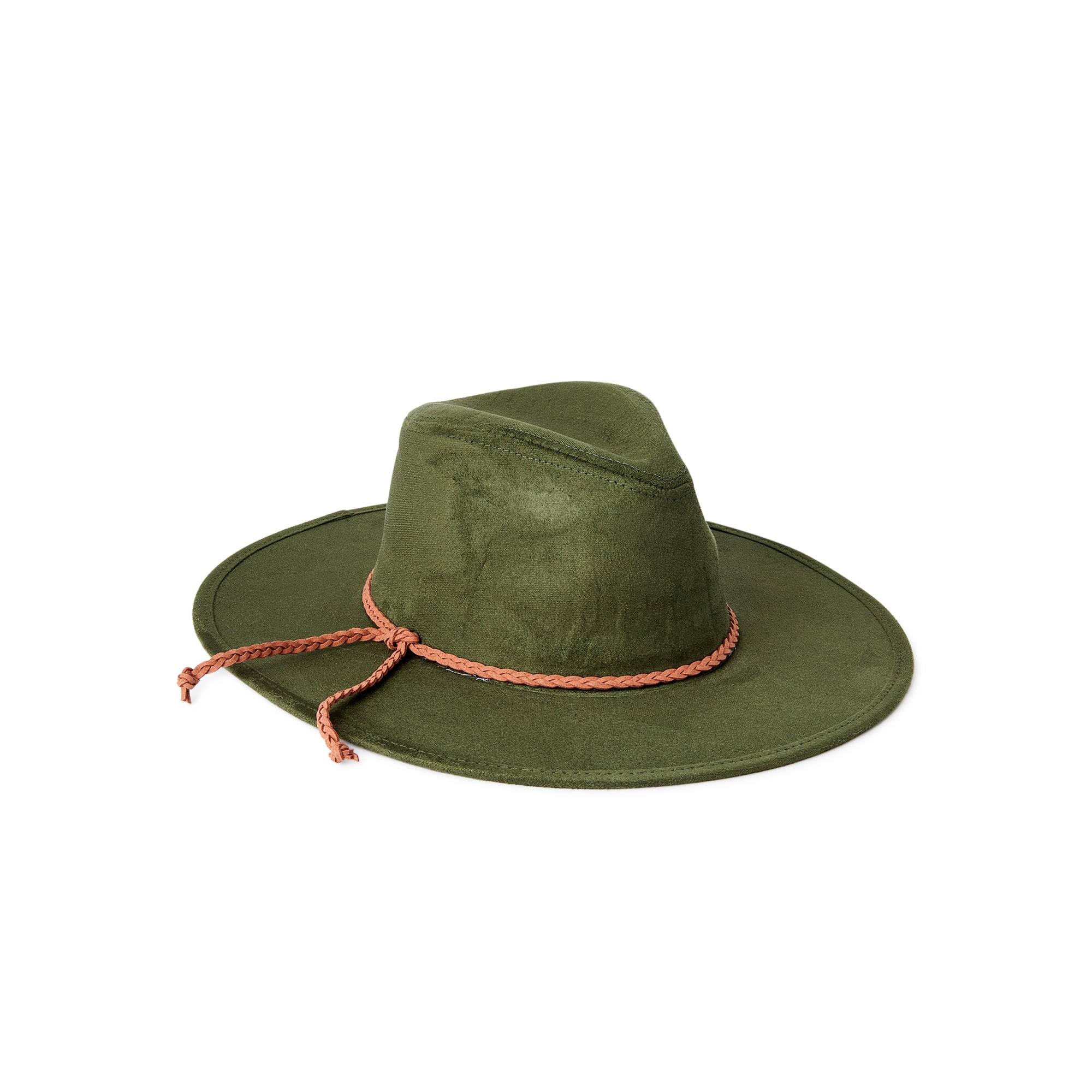 Time & Tru Faux Suede Fedora | Walmart (US)