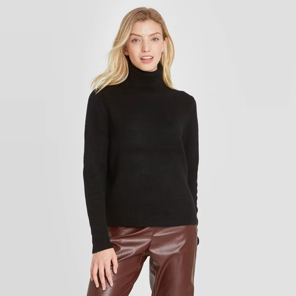 Women's Turtleneck Pullover Sweater - A New Day™ | Target