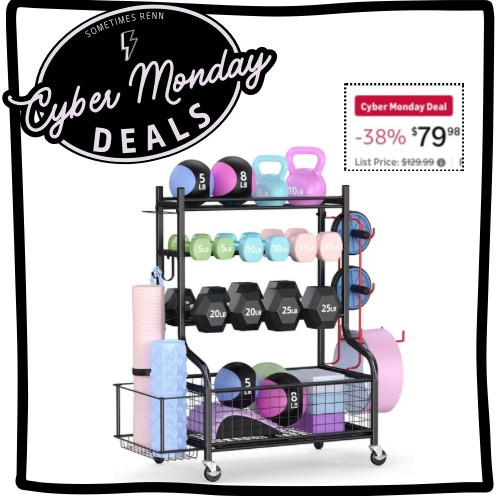 Dumbbell wrack- fitness -home gym 

#LTKfitnessgoals #LTKActive #LTKCyberWeek