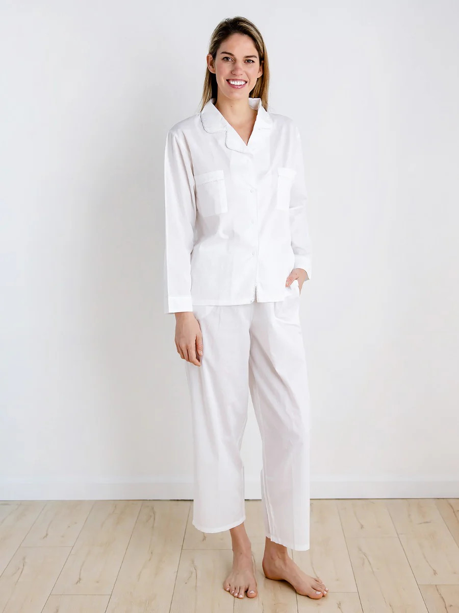 Christine 100% Cotton Ladies Pajamas - Jacaranda Living | Jacaranda Living