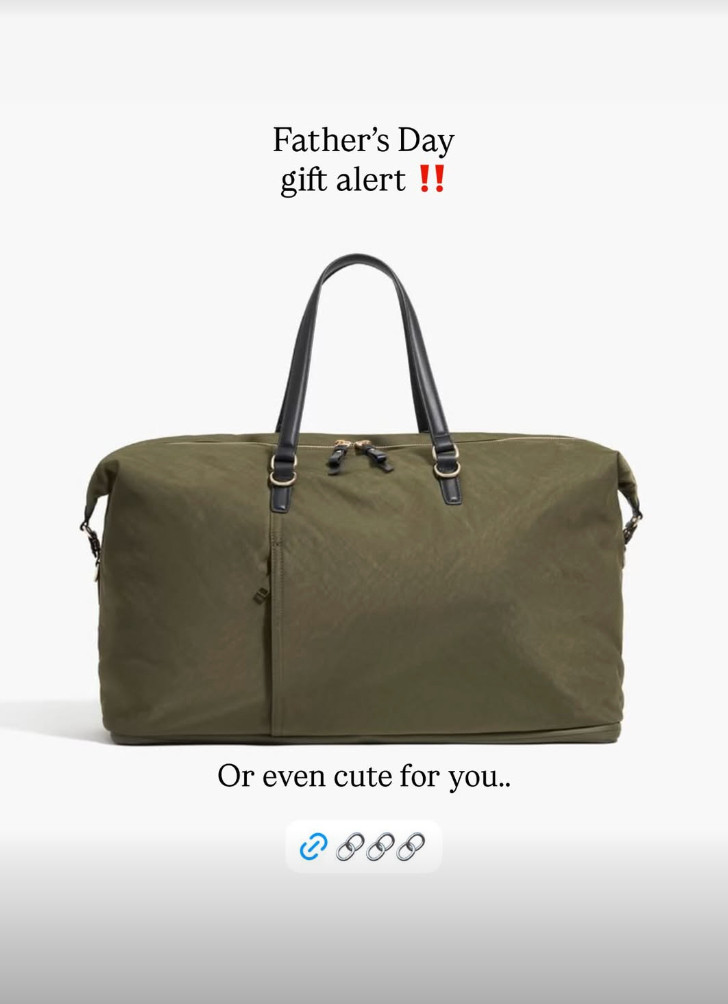 Father’s Day gift idea! Or even a cute olive green bag for yourself.

#LTKTravel