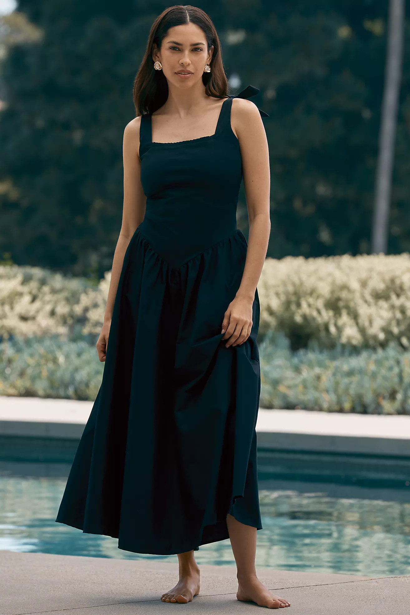 Peixoto Harlow Drop-Waist Midi Dress | Anthropologie (US)