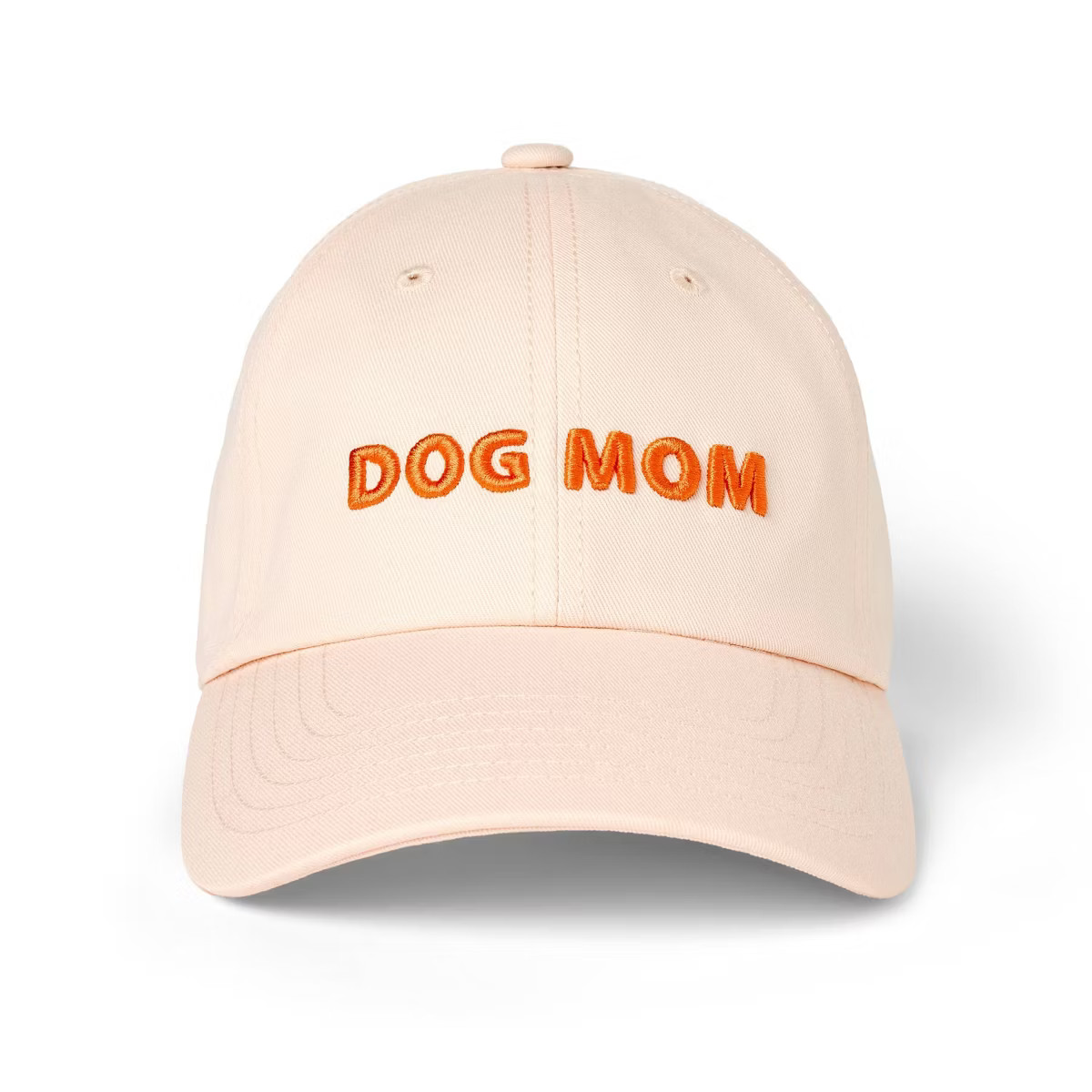 Adult "Dog Mom" Baseball Cap - Peach - The Cuddle Collab | Target