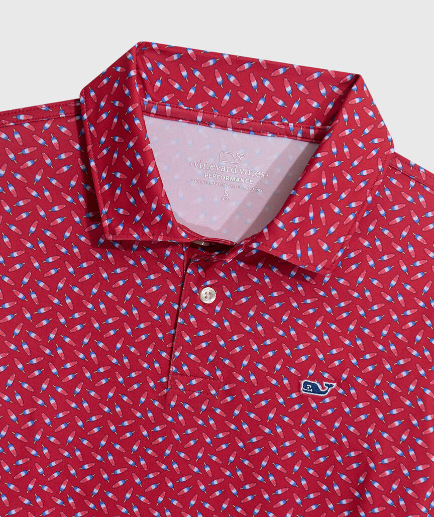 OUTLET Boys' Americana Bomb Pop Performance Polo | vineyard vines