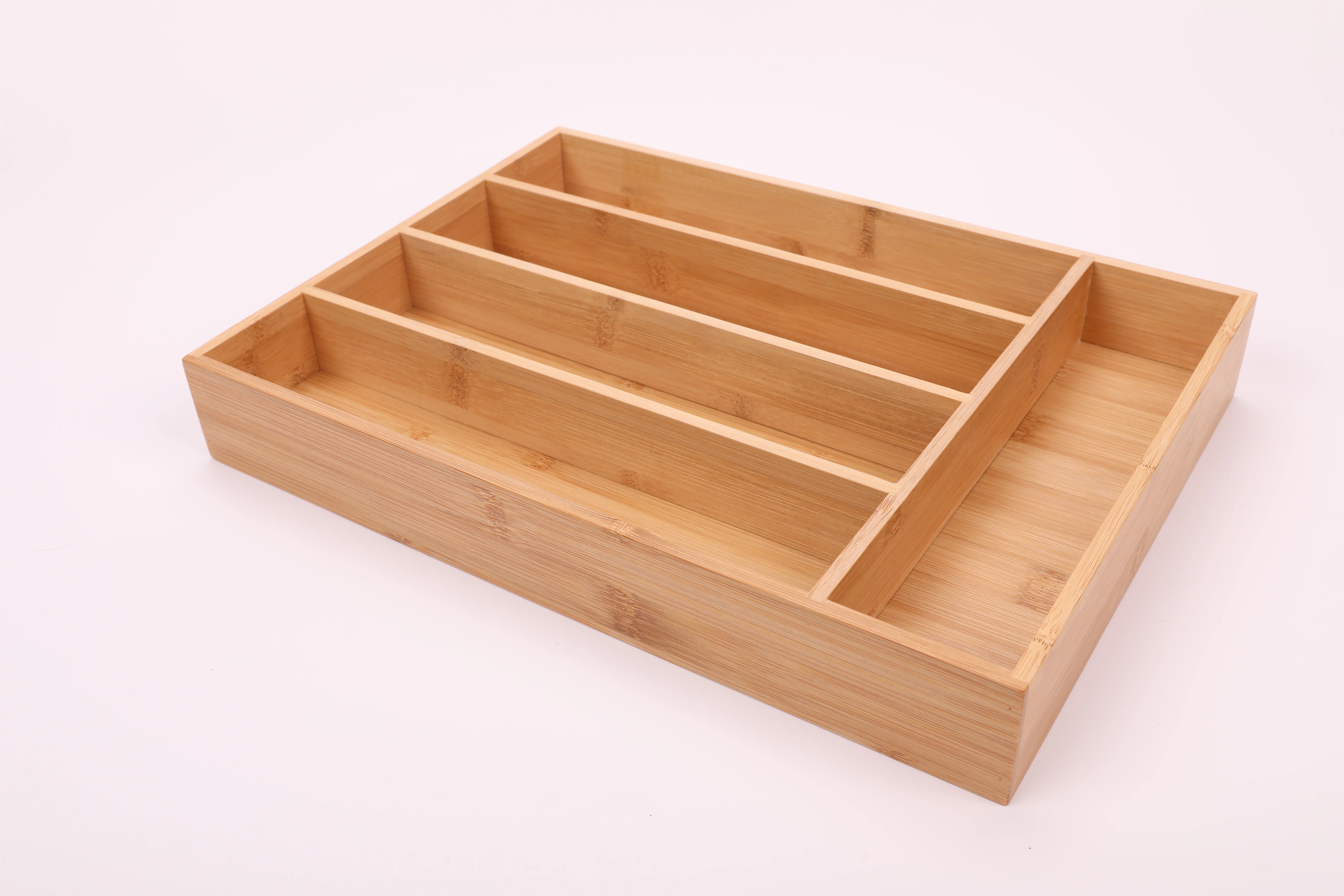 Better Homes & Gardens Natural Bamboo Cutlery Tray 13.98 x 10.04 x 1.97 Inch Kitchen Flatware Dra... | Walmart (US)