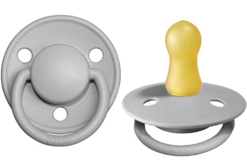 BIBS de Lux Baby Pacifier | BPA-Free Natural Rubber | Made in Denmark | Cloud 2-Pack (0-6 Months) | Amazon (US)