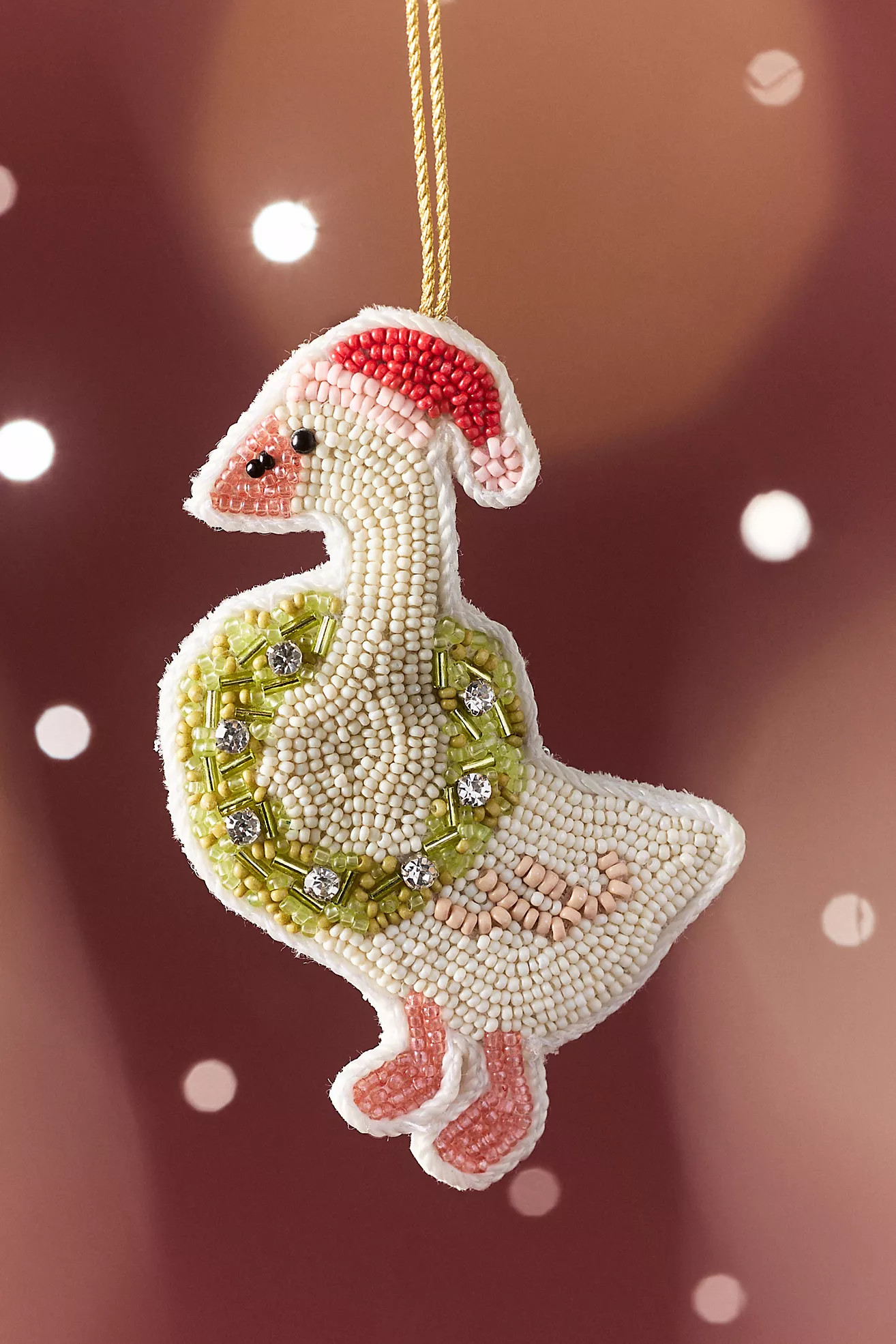 Beaded Icon Ornament | Anthropologie (US)