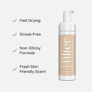 Filter By Molly-Mae Self Tanning Mousse Extra Dark | Fast Drying Fake Tan | Streak Free | Bronzed... | Amazon (UK)