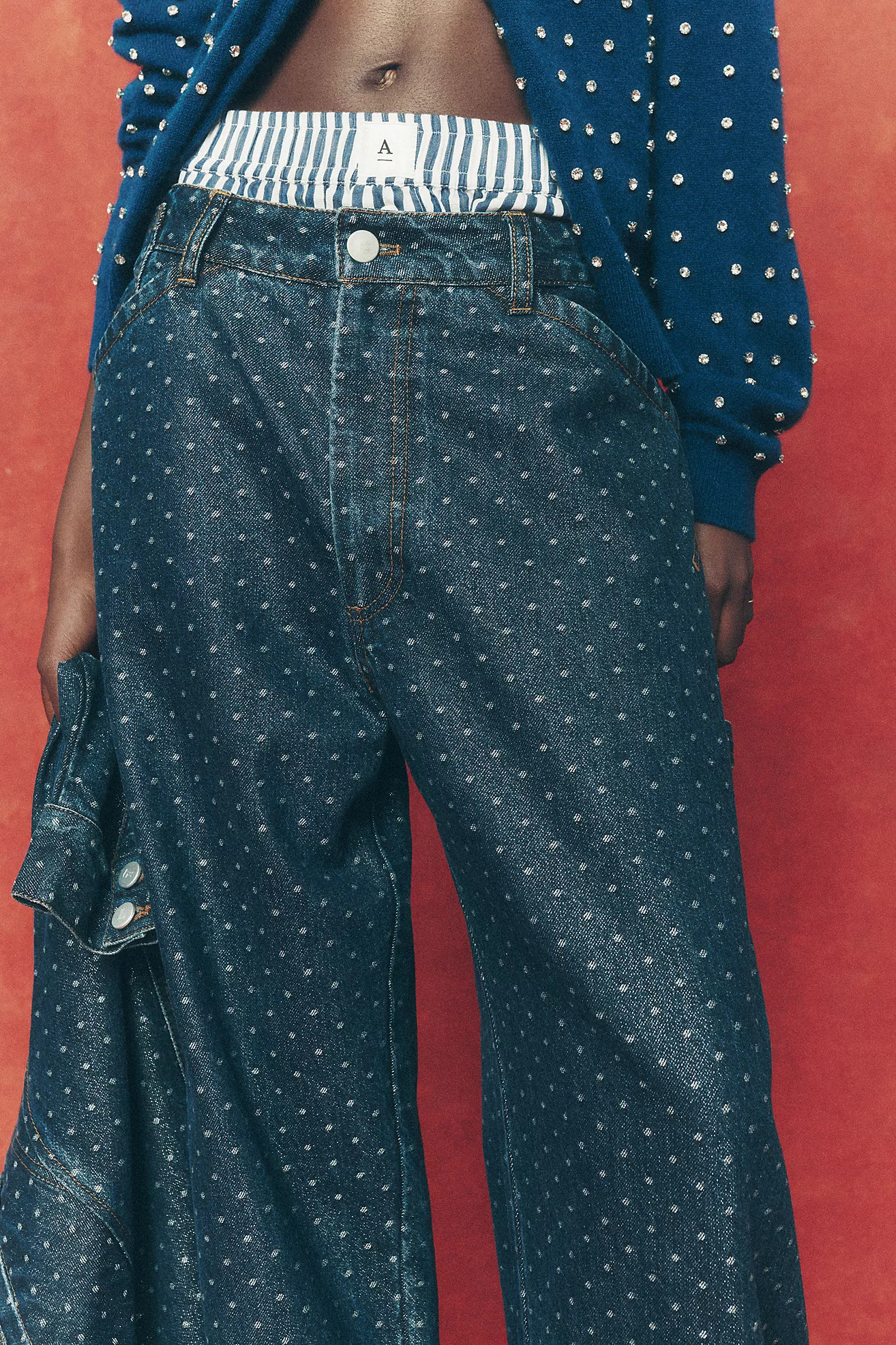 The Kayden Carpenter High Rise Barrel Jeans by Pilcro | Anthropologie (US)