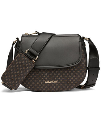 Women's Bella Mini Signature Adjustable Crossbody with Zippered Pouch | Macy's