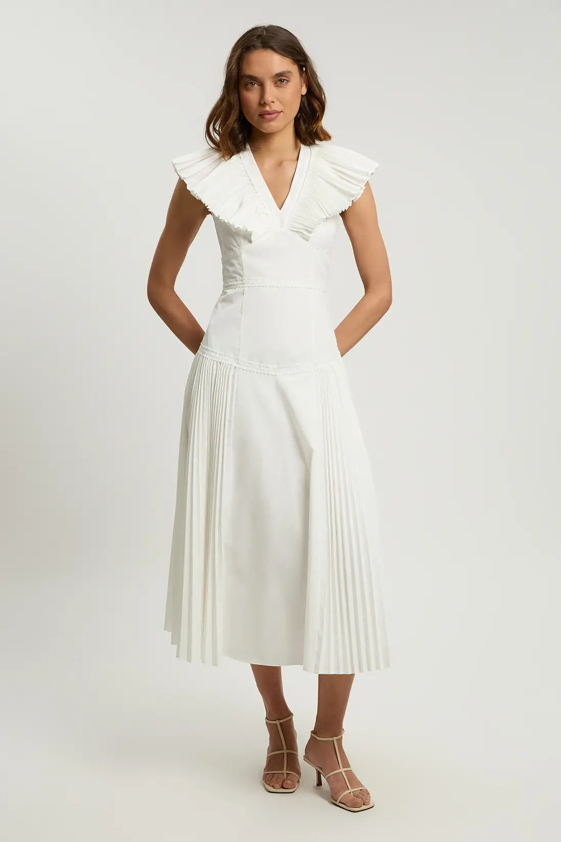 Ruffled Maxi Dress | Karen Millen