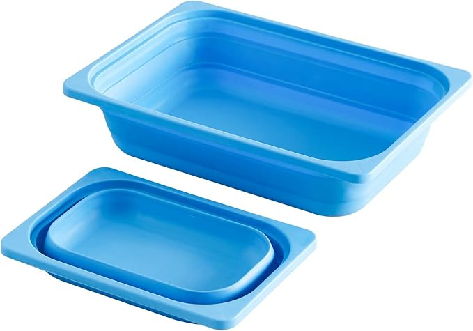 Beright 2 Pack Storage Bins, Collapsible Wash Basin Folding Dish Tub Sink, Space Saving for Dishi... | Amazon (US)