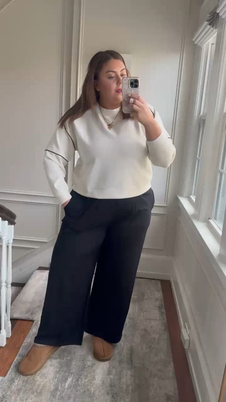 This sweatshirt is still in stock! Wearing size XXL. Use CARALYNFS15 at EBY & CARALYN at Cakes Body. 

#LTKStyleTip #LTKSeasonal #LTKMidsize