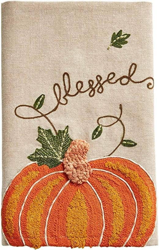 Mud Pie Fall Knotted Towel, Gather, 21" x 14" | Amazon (US)