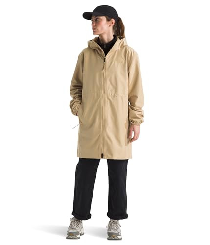 The North Face, Women's, Daybreak Mid Rain Parka, Khaki Stone, XS | Amazon (US)