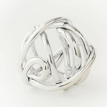 Metallic Decorative Glass Knots | West Elm (US)