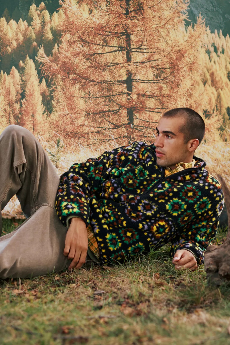 BDG Yosemite Half-Zip Pile Fleece Sweatshirt | Urban Outfitters (US and RoW)