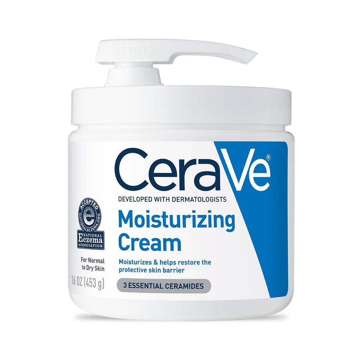 CeraVe Moisturizing Cream for Normal to Dry Skin Unscented - 16 fl oz | Target