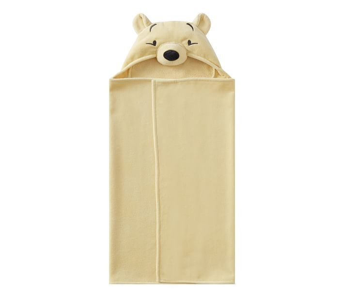 Disney Winnie the Pooh Baby Hooded Towel | Pottery Barn Kids