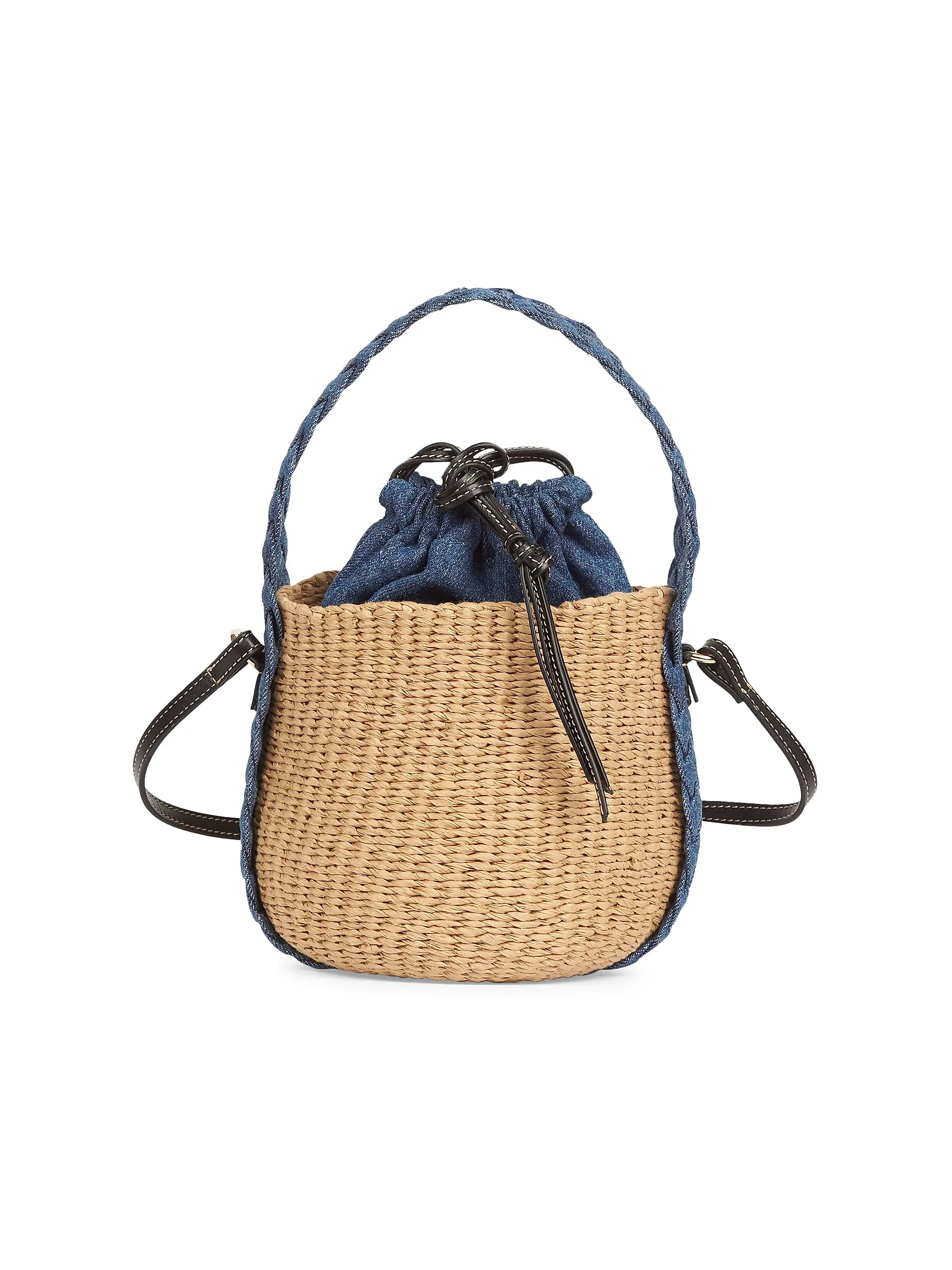 Chloé x Mifuko Woody Woven Bucket Bag | Saks Fifth Avenue