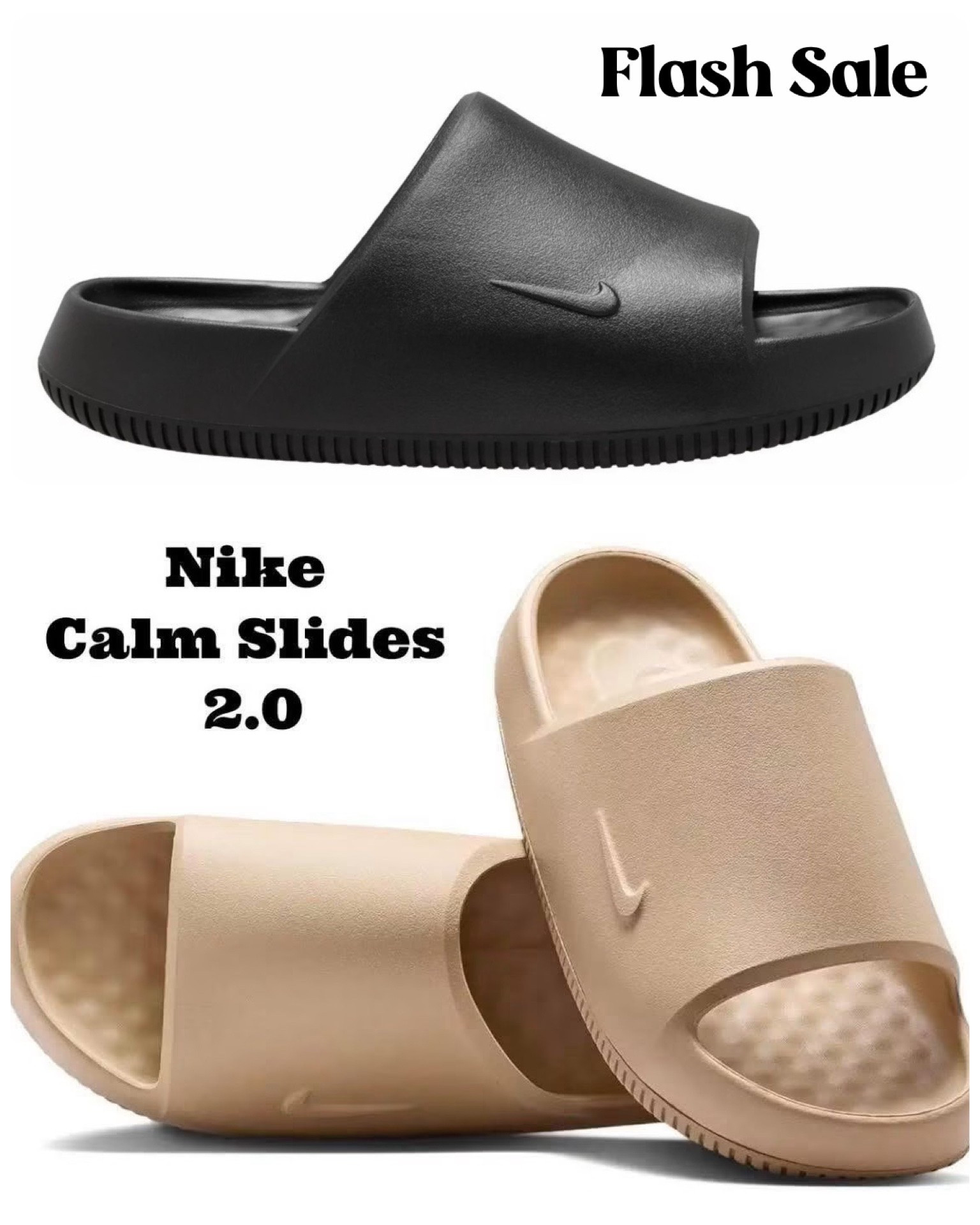The highly sought after Nike Calm Slides 2.0 recently launched, and they’ve been so hard to find in stock since they keep selling out everywhere!! They were JUST restocked in tan and black at Kohl’s, and are only $44 today - normally $55. These will definitely be a quick sell out again!   

I can tell you firsthand that they are SO cushy - the prior version that’s still really popular doesn’t have any of the cushioning of these, so they’re definitely a comfy sandal for feet!

#LTKSaleAlert #LTKMens #LTKActive