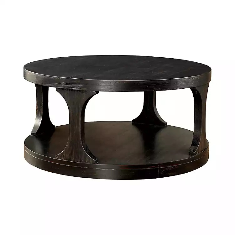 Jarrod Antique Wood Grain Shelf Coffee Table | Kirkland's Home