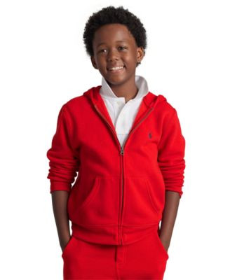 8-20 Boys' Cotton Fleece Zip Up Hoodie | Macy's