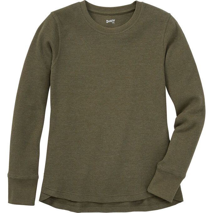 Women's Burly Thermal Long Sleeve Crew | Duluth Trading Company