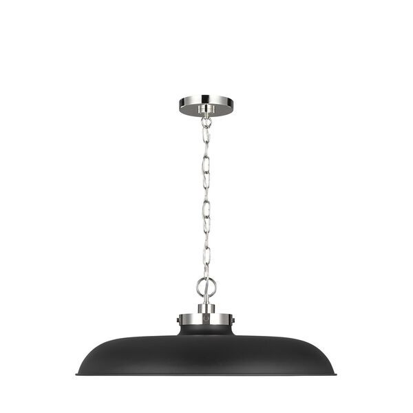 Wellfleet Midnight Black 26-Inch One-Light Pendant | Bellacor