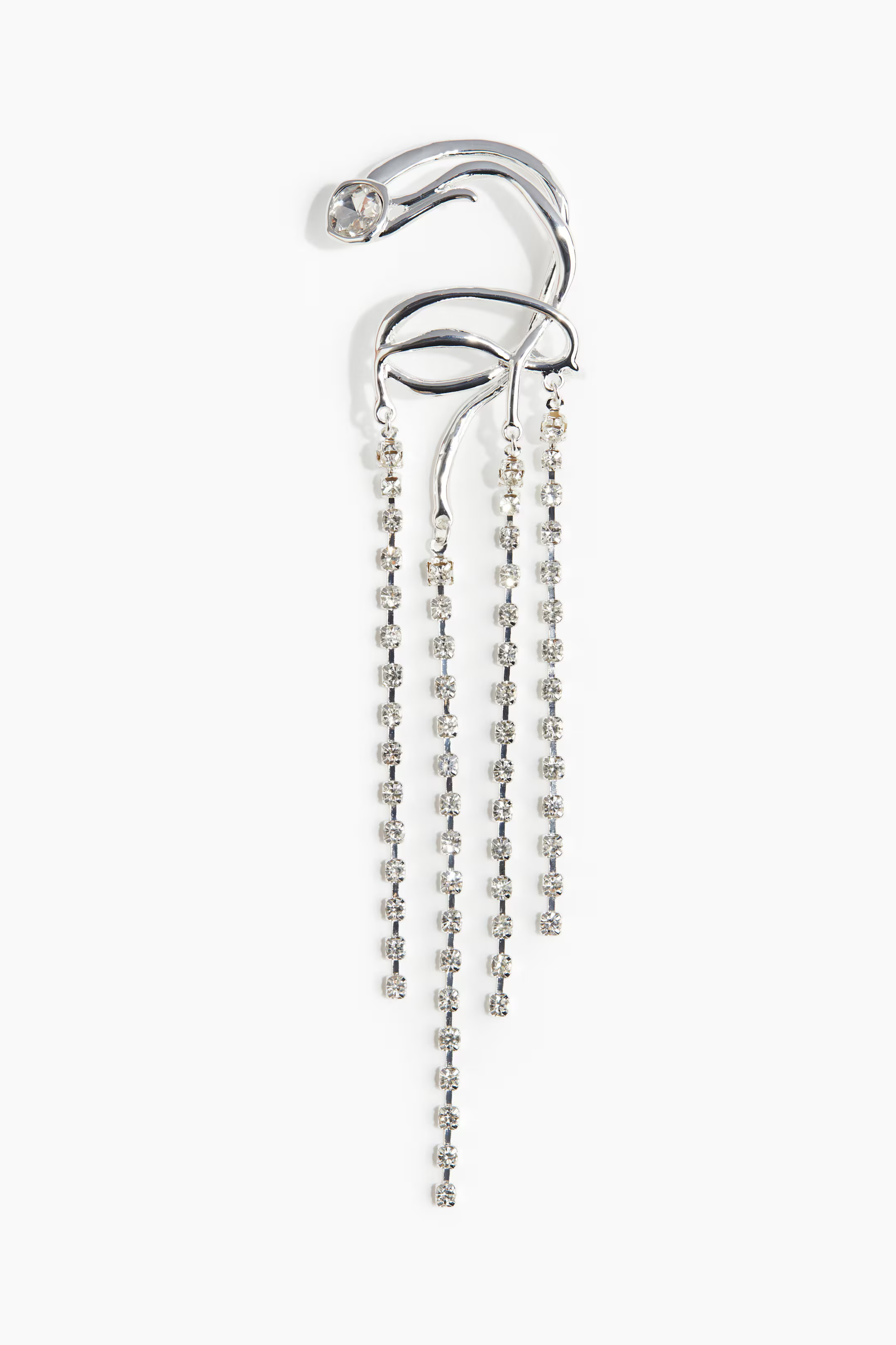 Rhinestone-Pendant Ear Cuff | H&M (US + CA)