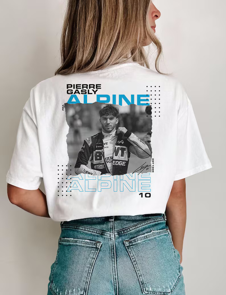 Pierre Gasly Paper Cutout Comfort Colors Shirt, Pierre Galsy, Alpine, Alpine Shirt, Pierre Gasly ... | Etsy (US)