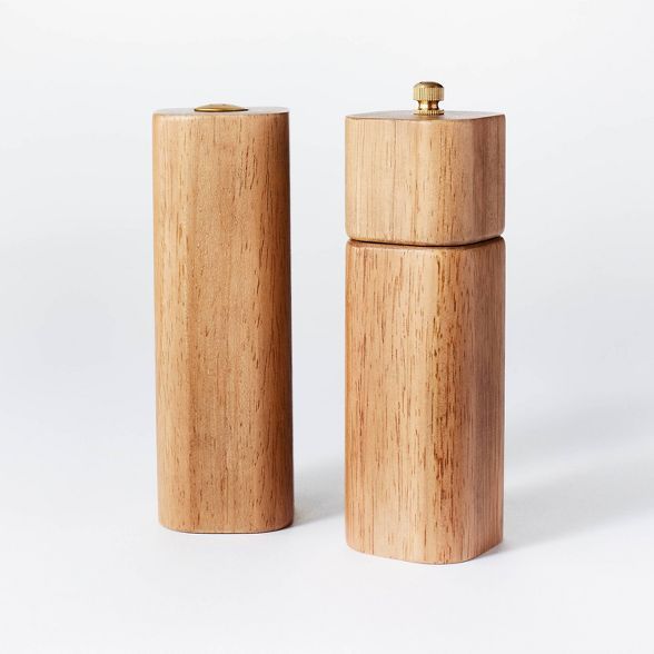 2pc Wood Salt and Pepper Shaker Set – Threshold™ designed with Studio McGee | Target